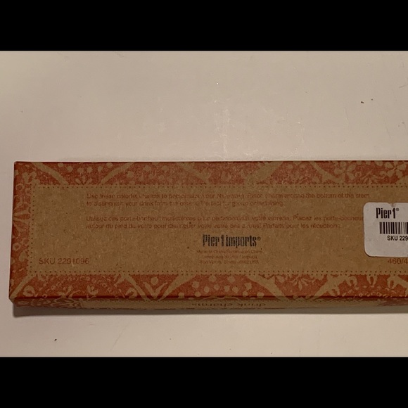 PIER 1 SET OF 6 SNOWMEN DRINK CHARMS. - Picture 7 of 8